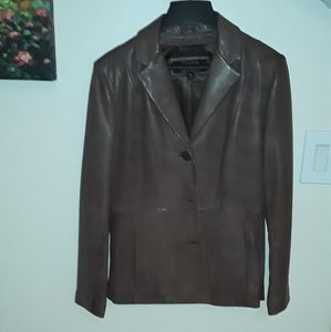 Men's genuine leather jacket